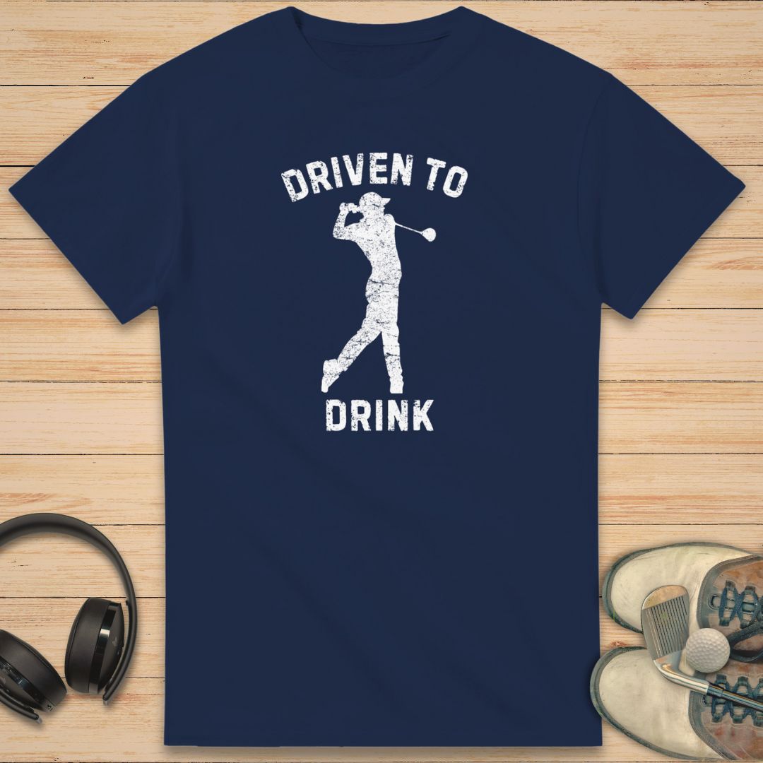 Driven to Drink T-Shirt Navy