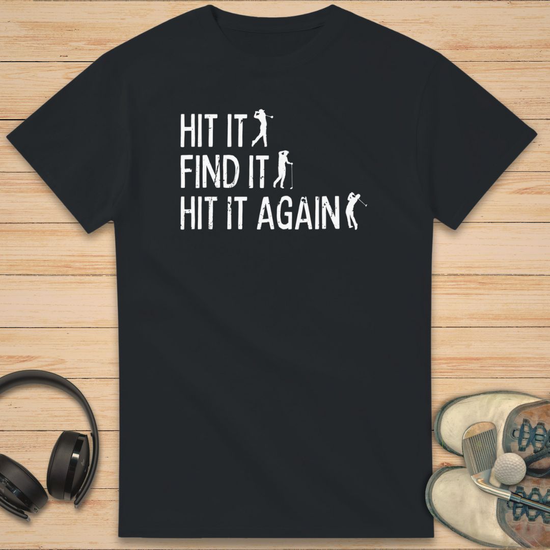 Hit It T-Shirt Black