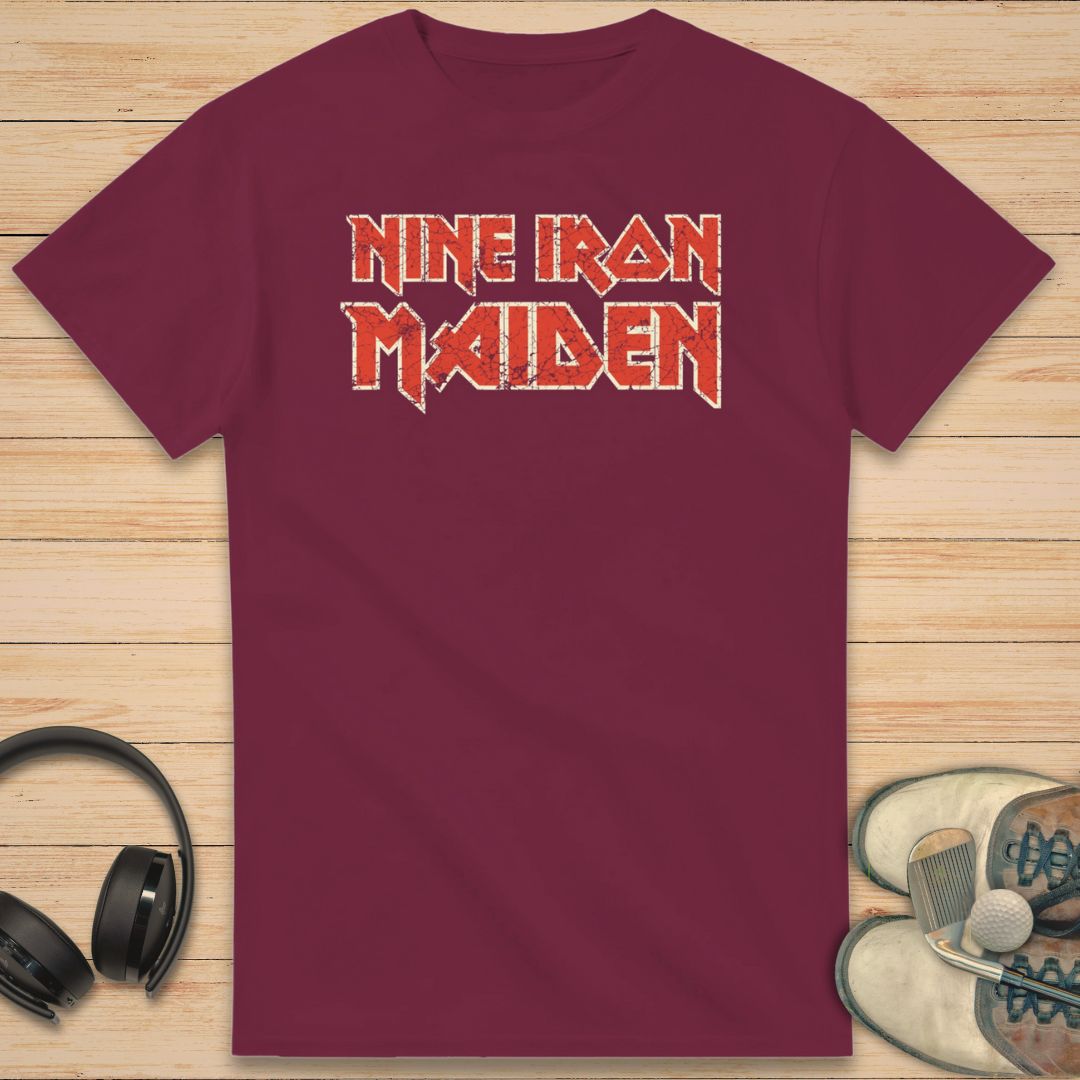 Nine Iron Maiden T-Shirt Maroon