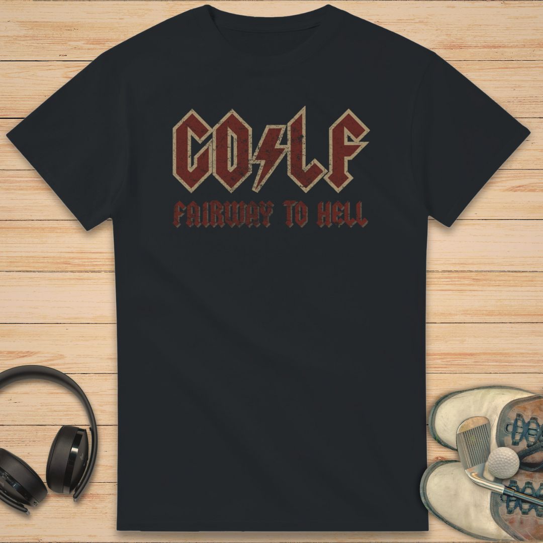 Fairway To Hell T-Shirt Black