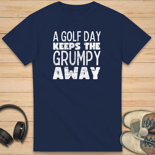 A Golf Day T-Shirt Navy