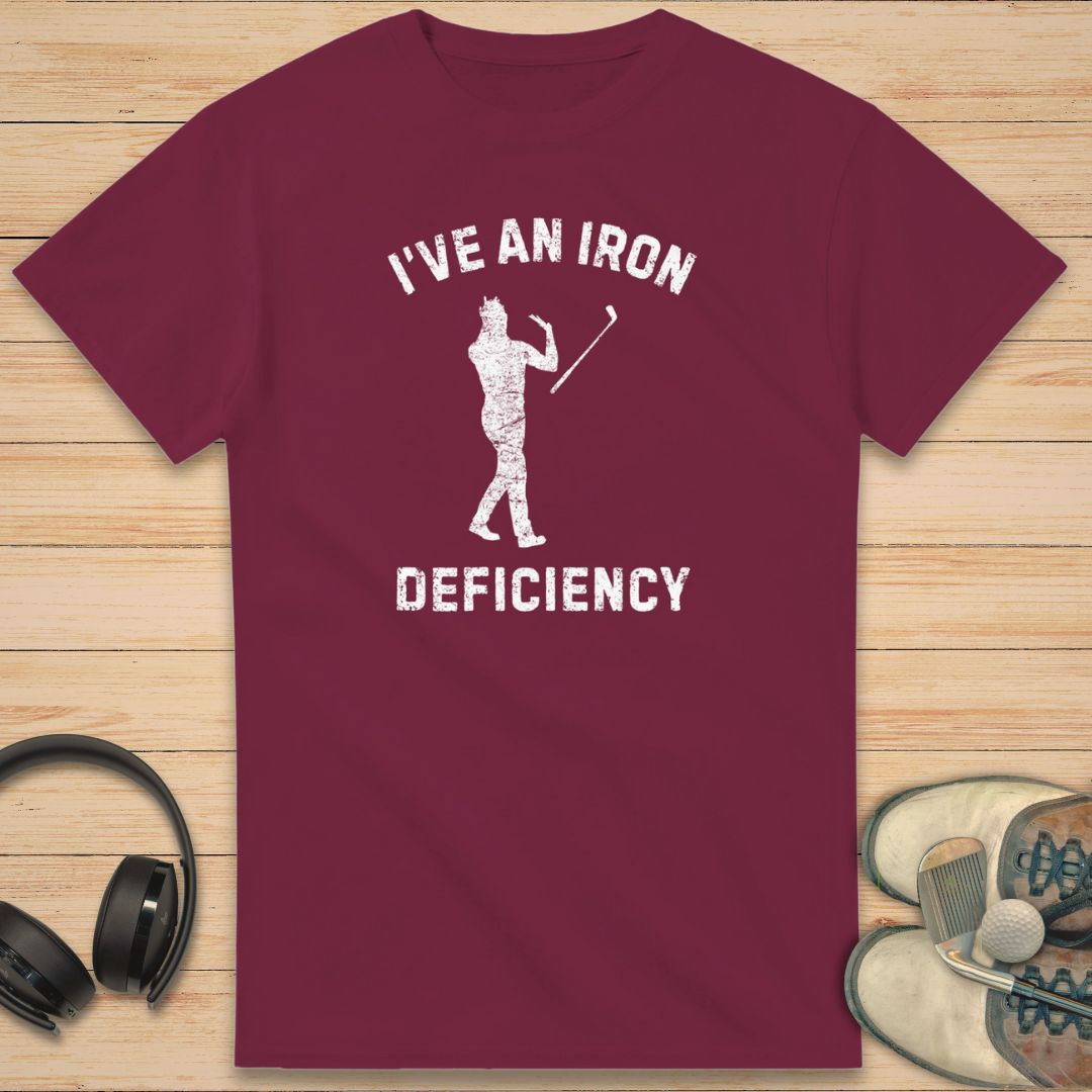 Iron Deficiency T-Shirt Maroon