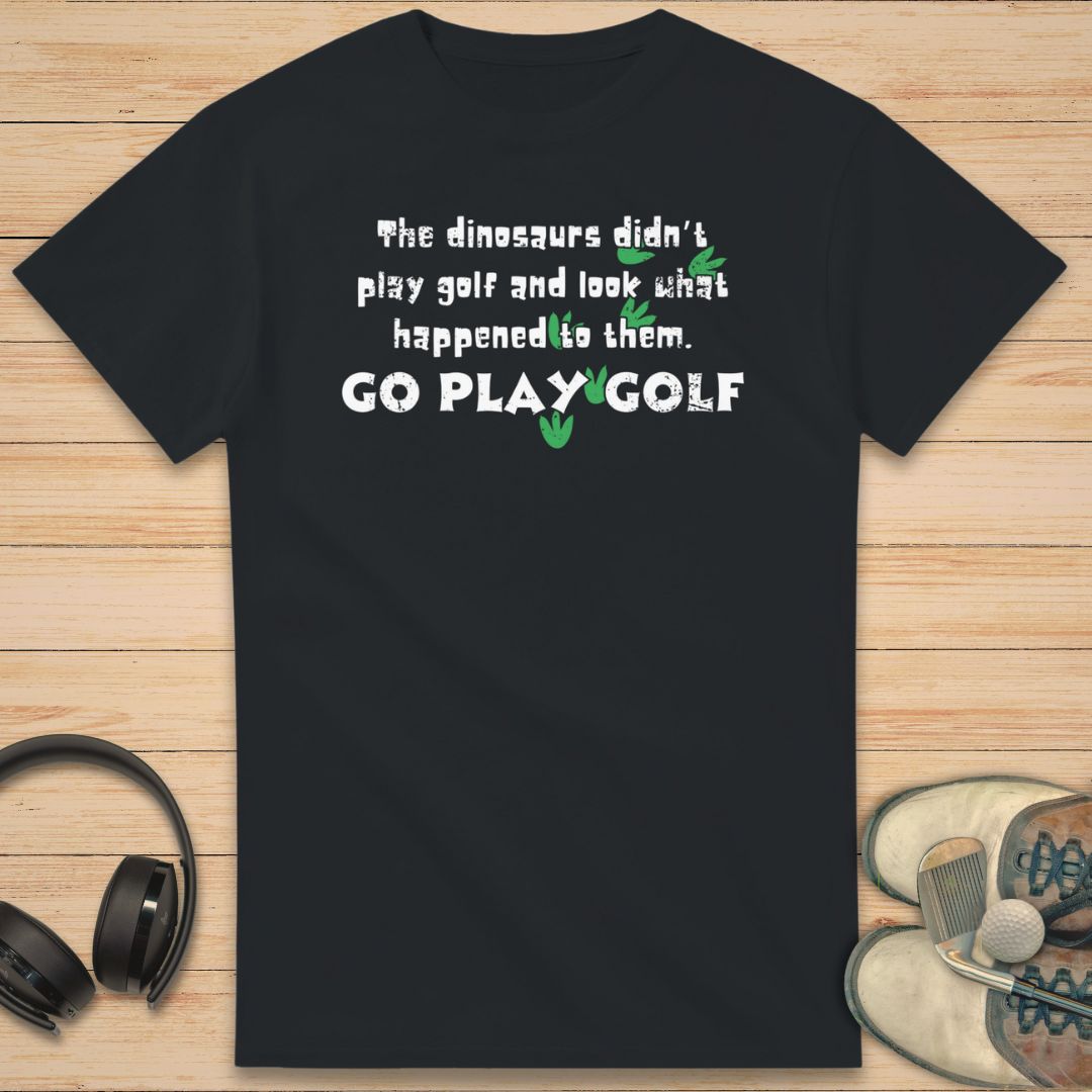 Go Play Golf T-Shirt Black