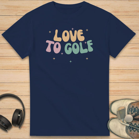 Love to Golf T-Shirt Navy