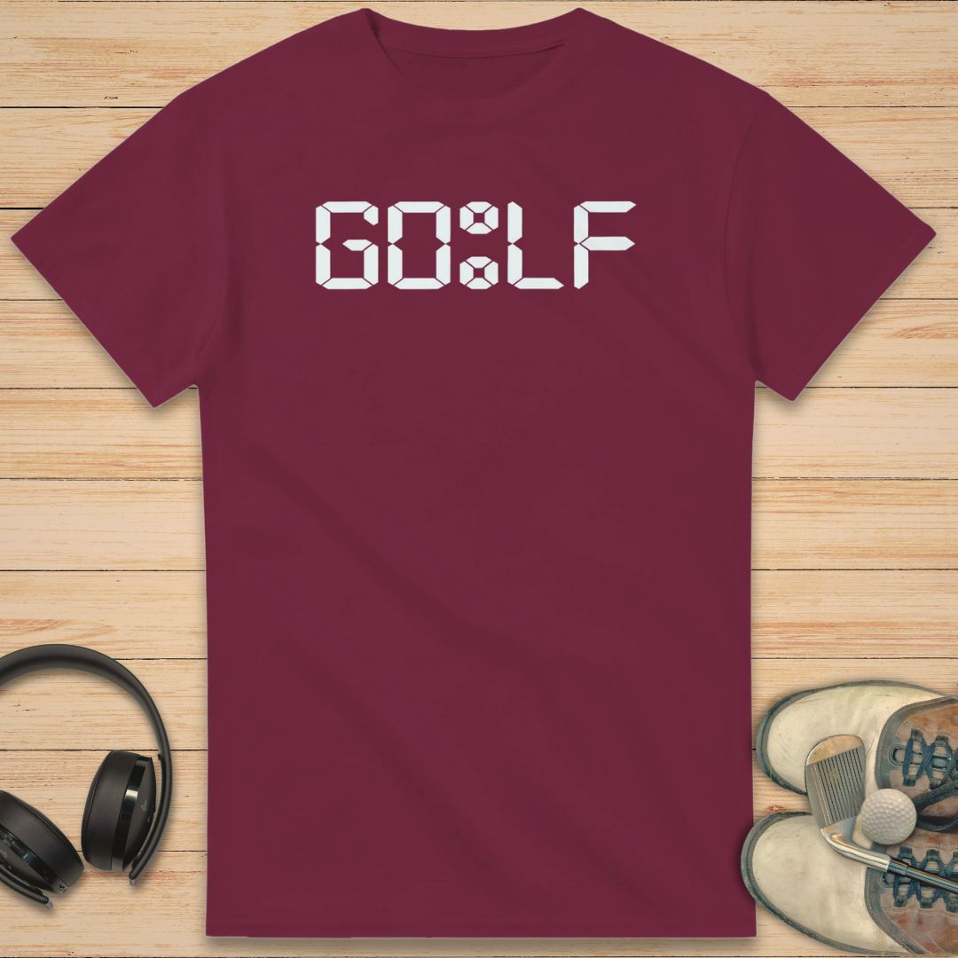 LED GO:LF T-Shirt Maroon