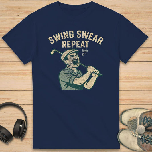 Swing Swear T-Shirt Navy