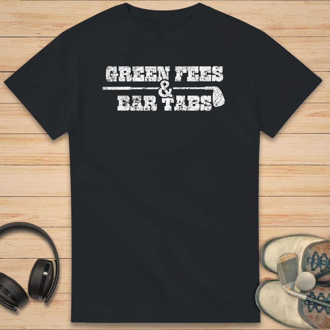 Green Fees T-Shirt Black