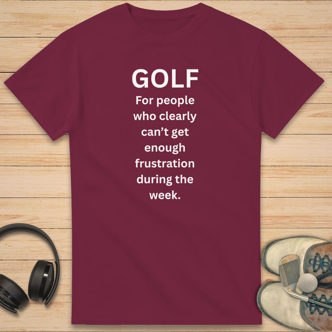 Frustration T-Shirt Maroon