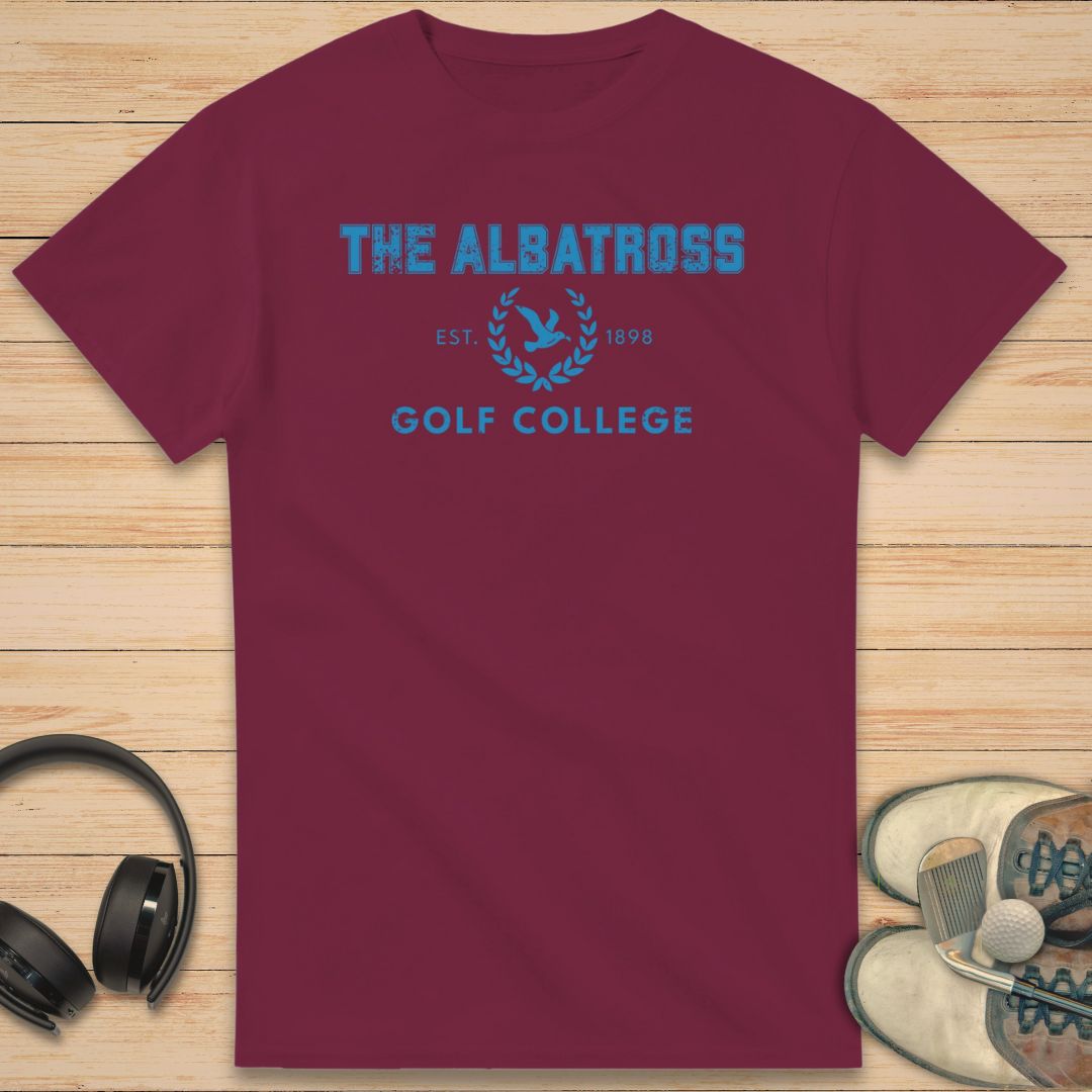 Albatross College T-Shirt Maroon