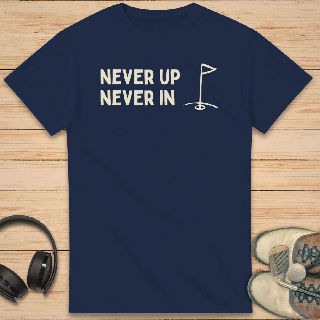 Never Up T-Shirt Navy