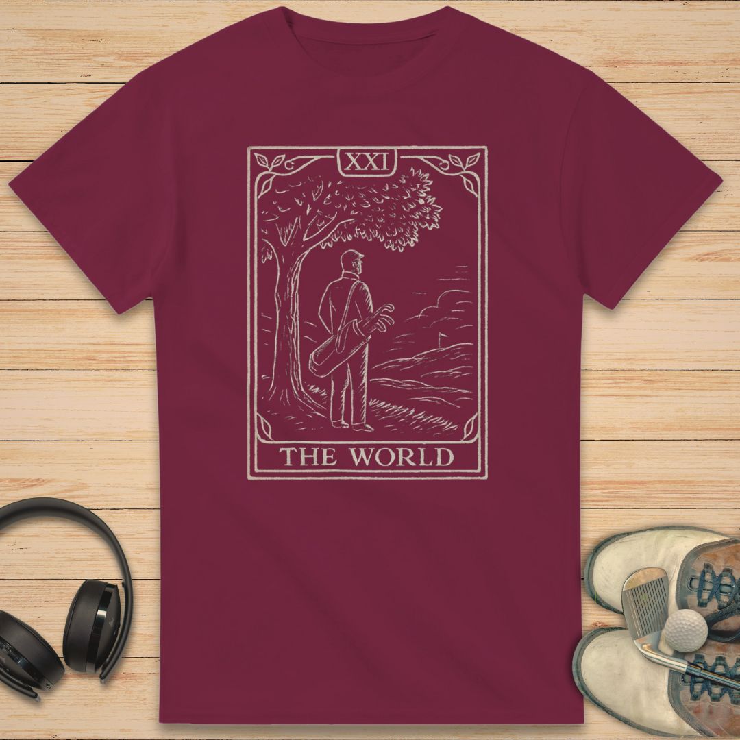 The World T-Shirt Maroon