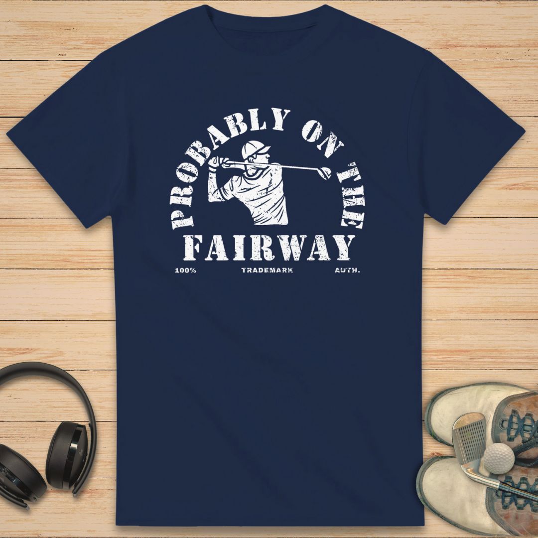On The Fairway T-Shirt Navy