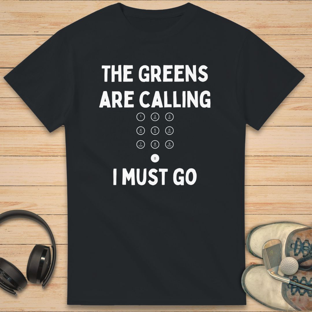 Greens Calling T-Shirt Black