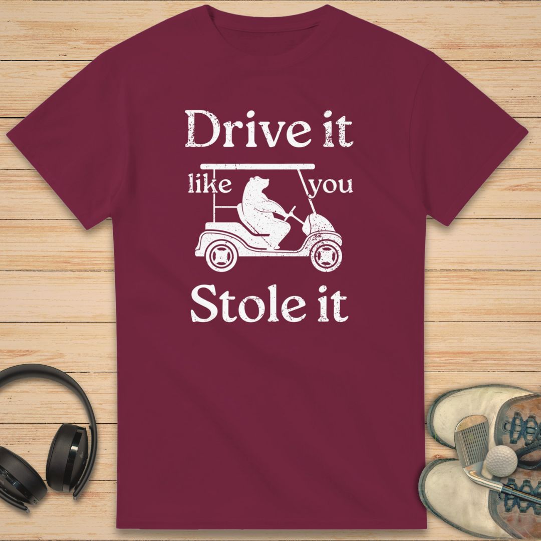 Drive It T-Shirt Maroon