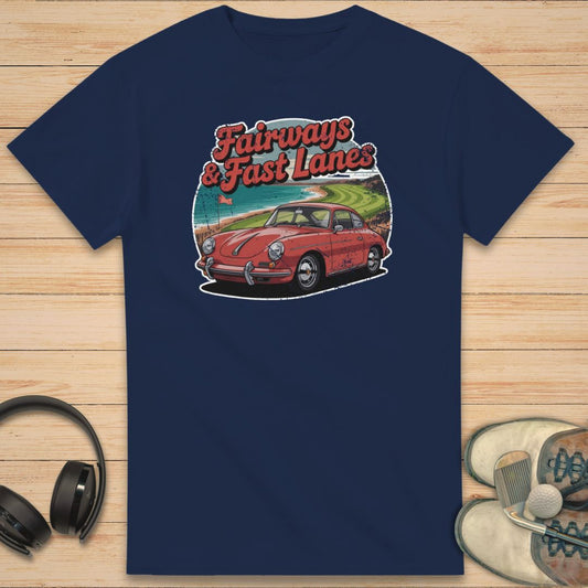 Fast Lanes T-Shirt Navy