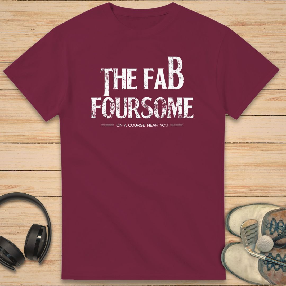 Fab Foursome T-Shirt Maroon