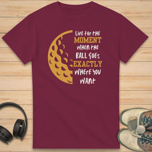 The Moment T-Shirt Maroon