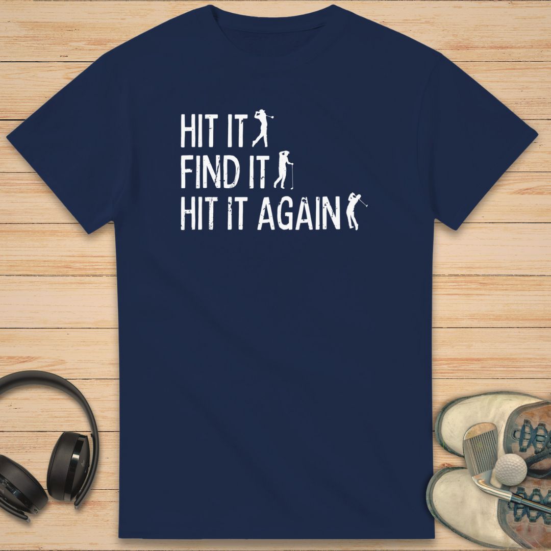 Hit It T-Shirt Navy