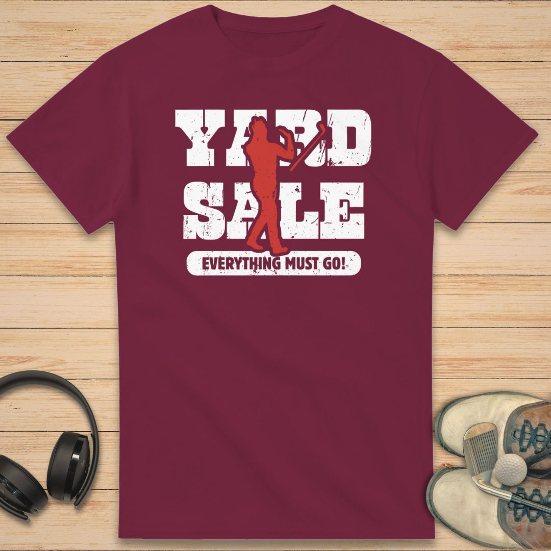 Yard Sale T-Shirt Maroon