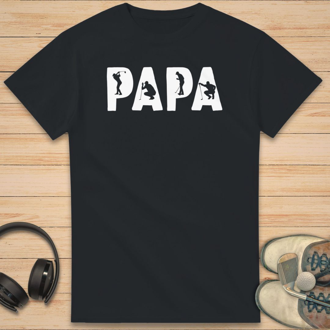 Papa T-Shirt Black