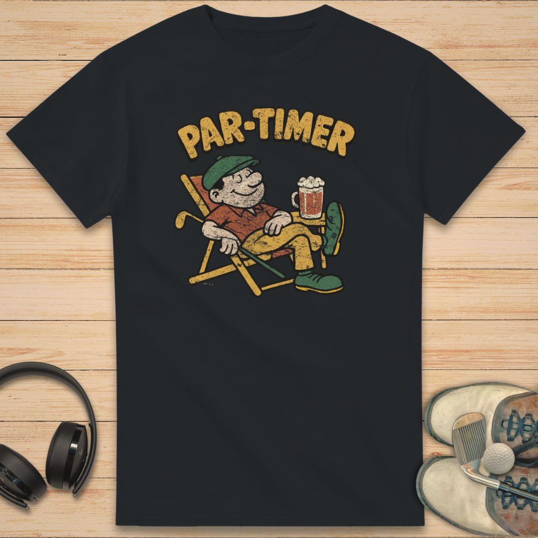 Par-Timer T-Shirt Black