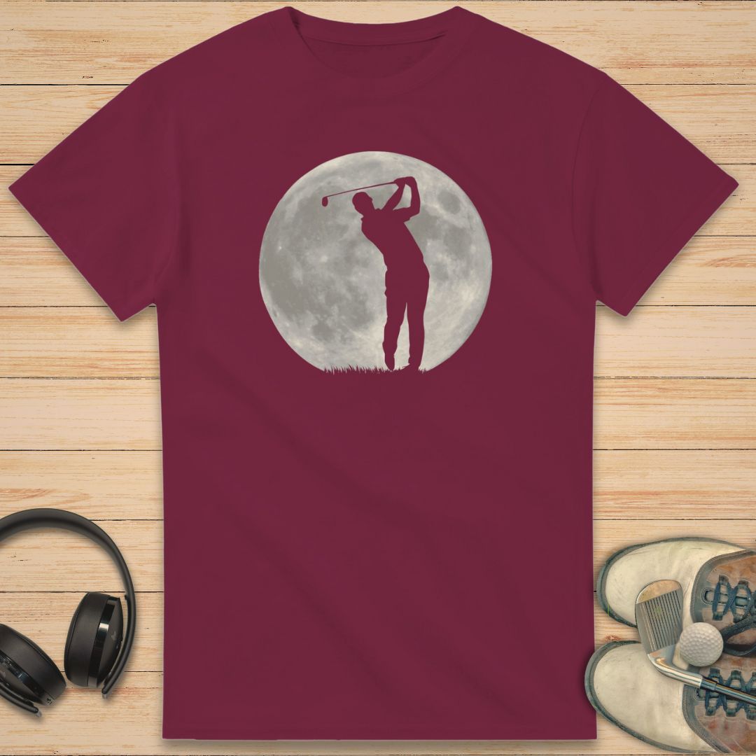 Moon Shot T-Shirt Maroon