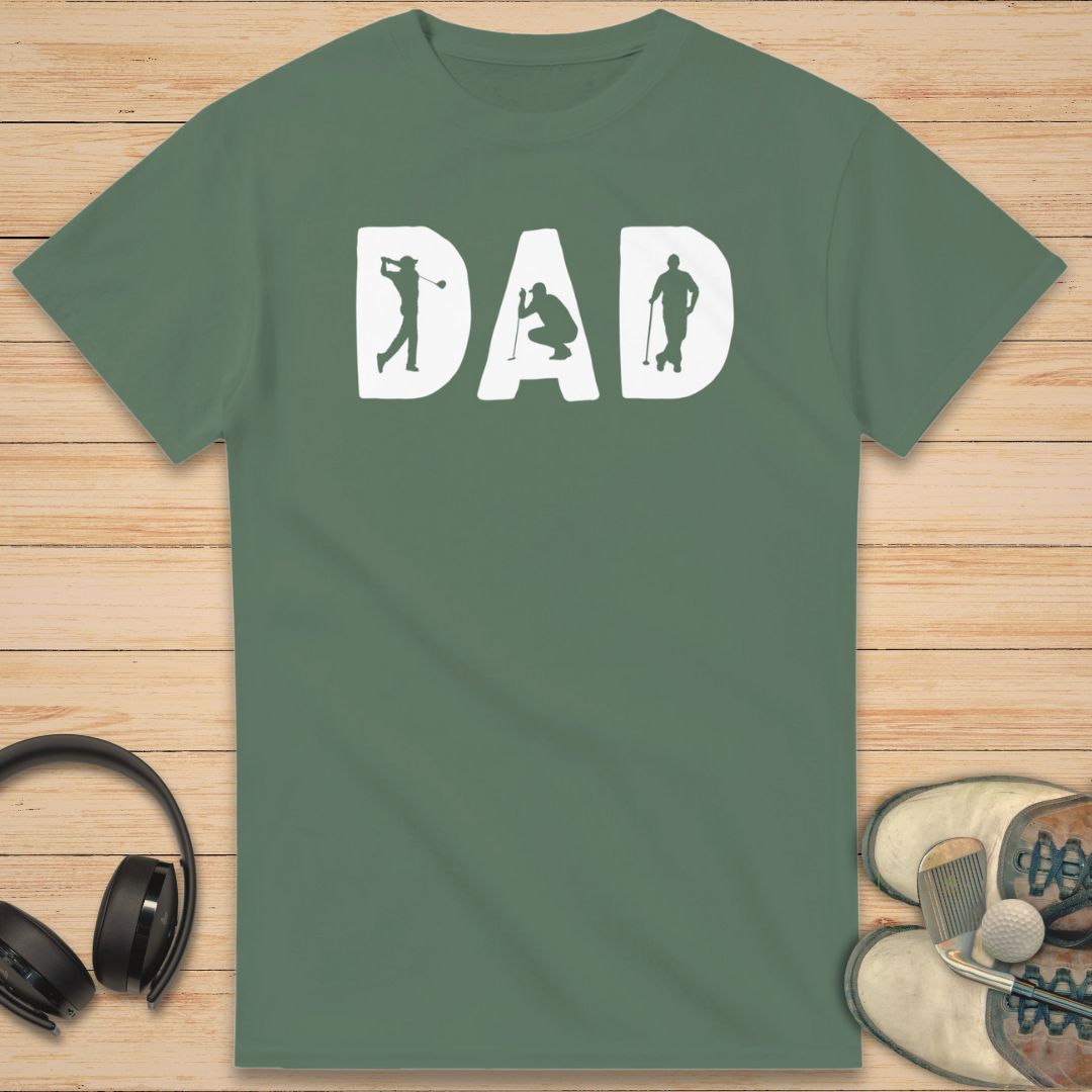 Golf Dad T-Shirt Military Green
