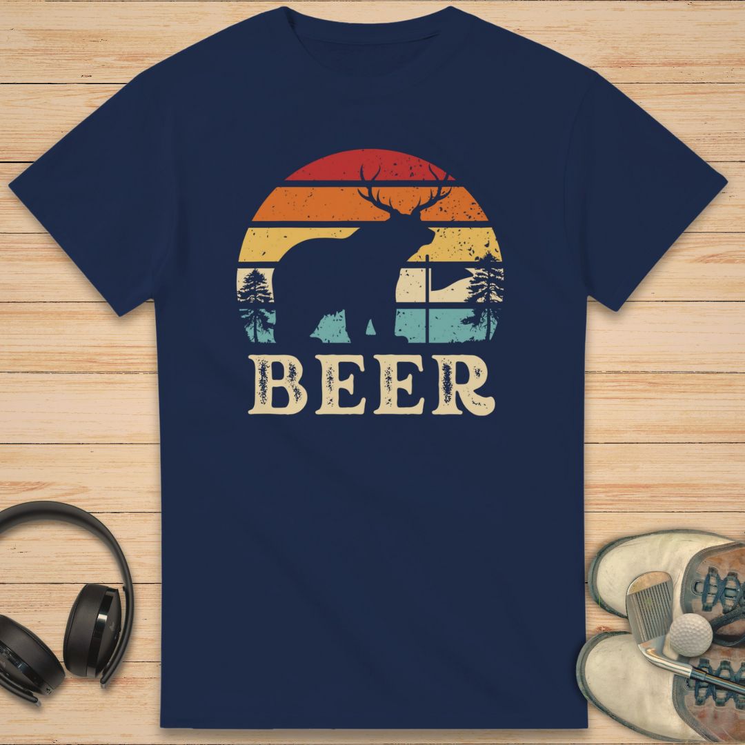 Beer T-Shirt Navy