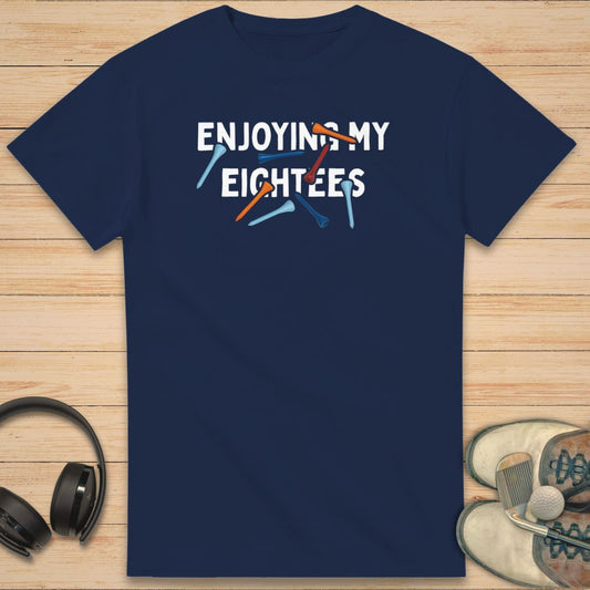 Enjoying My Eightees T-Shirt Navy