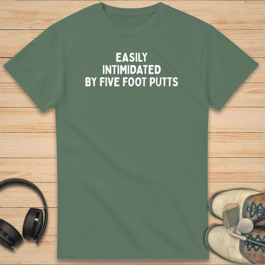 Five Foot Putts T-Shirt Military Green
