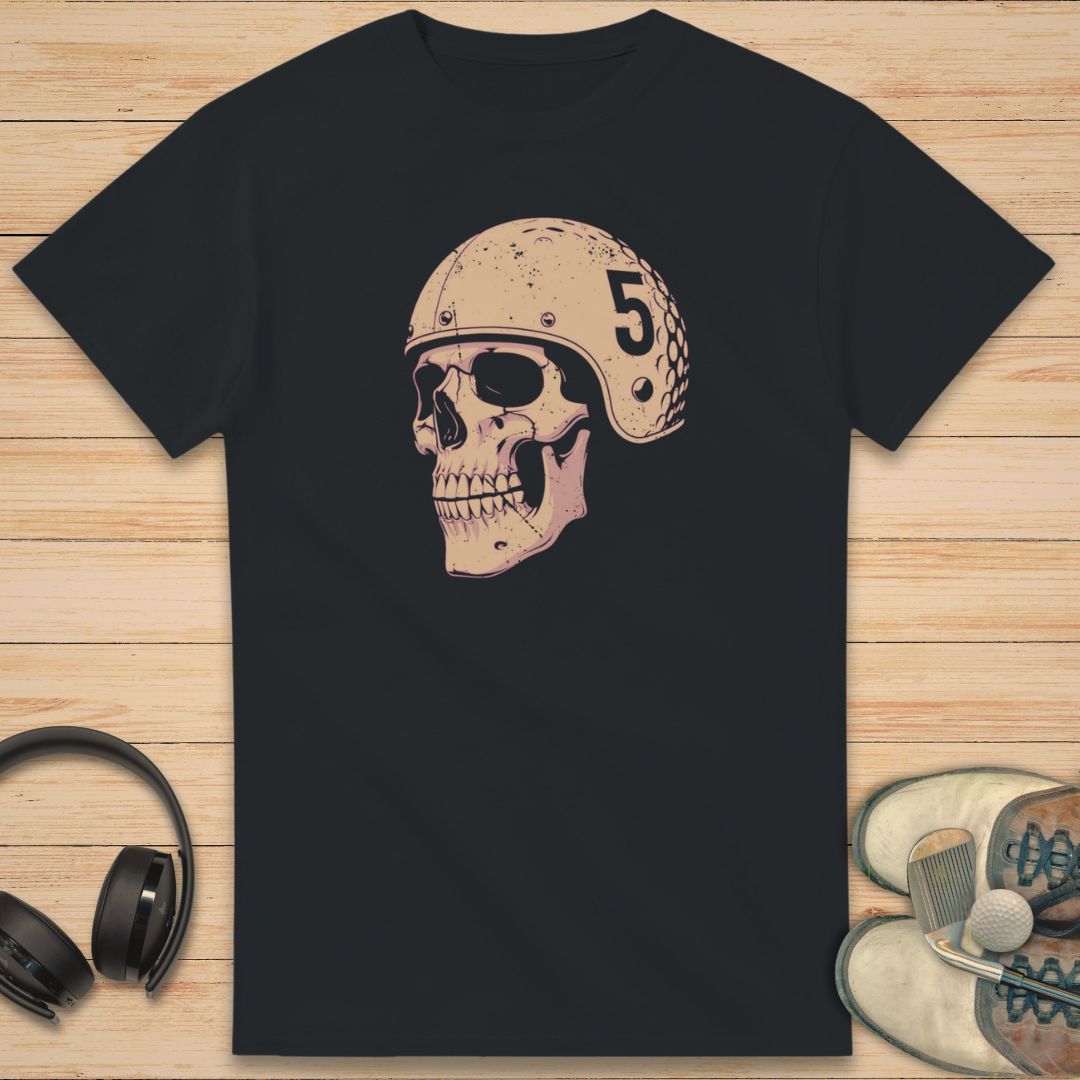 Skull Golfer II T-Shirt Black