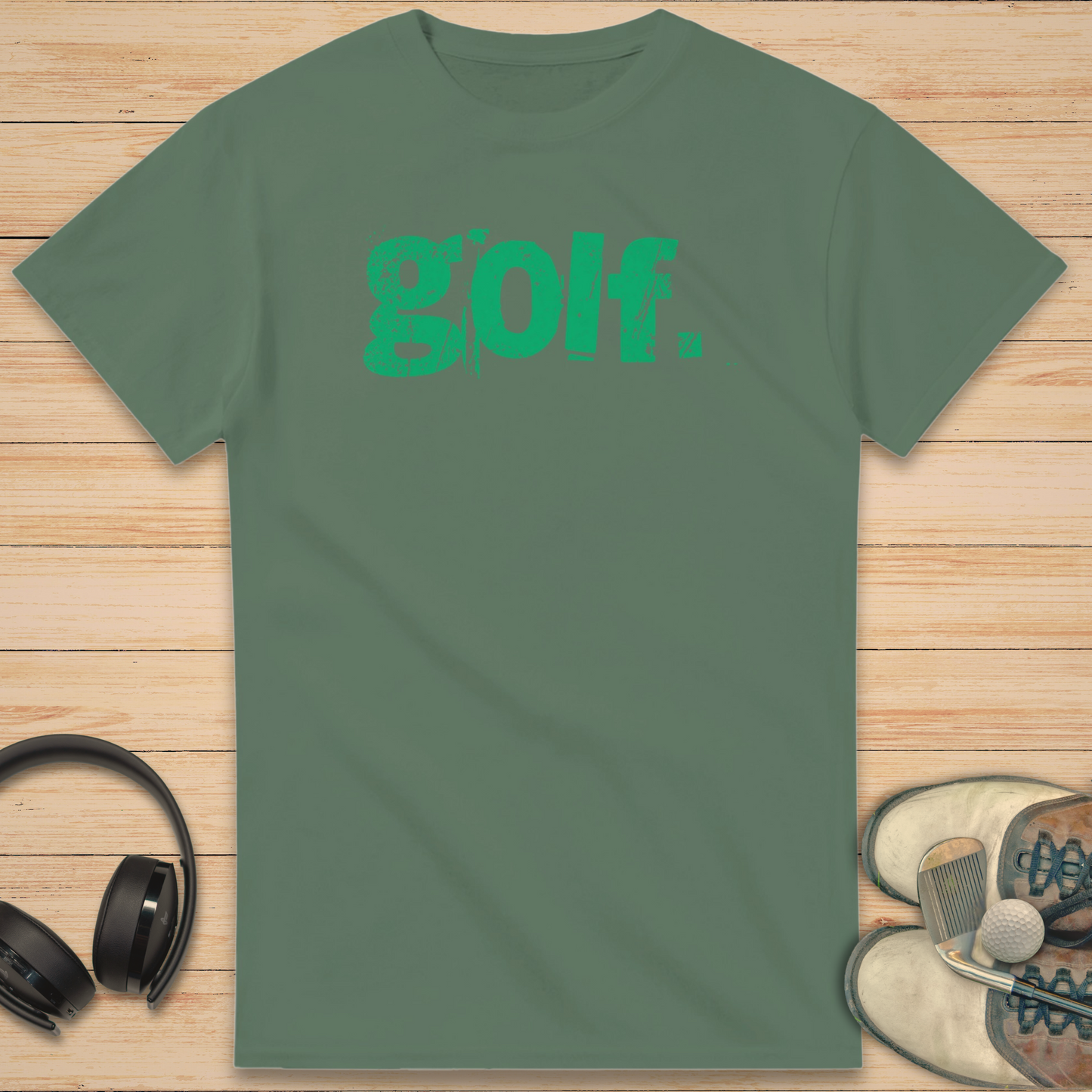 Golf Punk T-Shirt Military Green