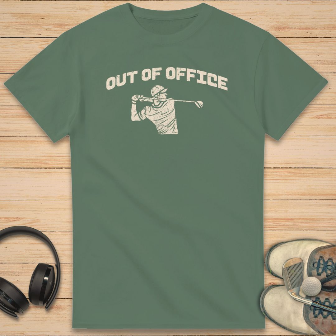 Out Of Office T-Shirt Military Green