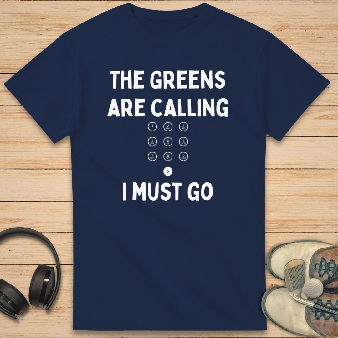 Greens Calling T-Shirt Navy