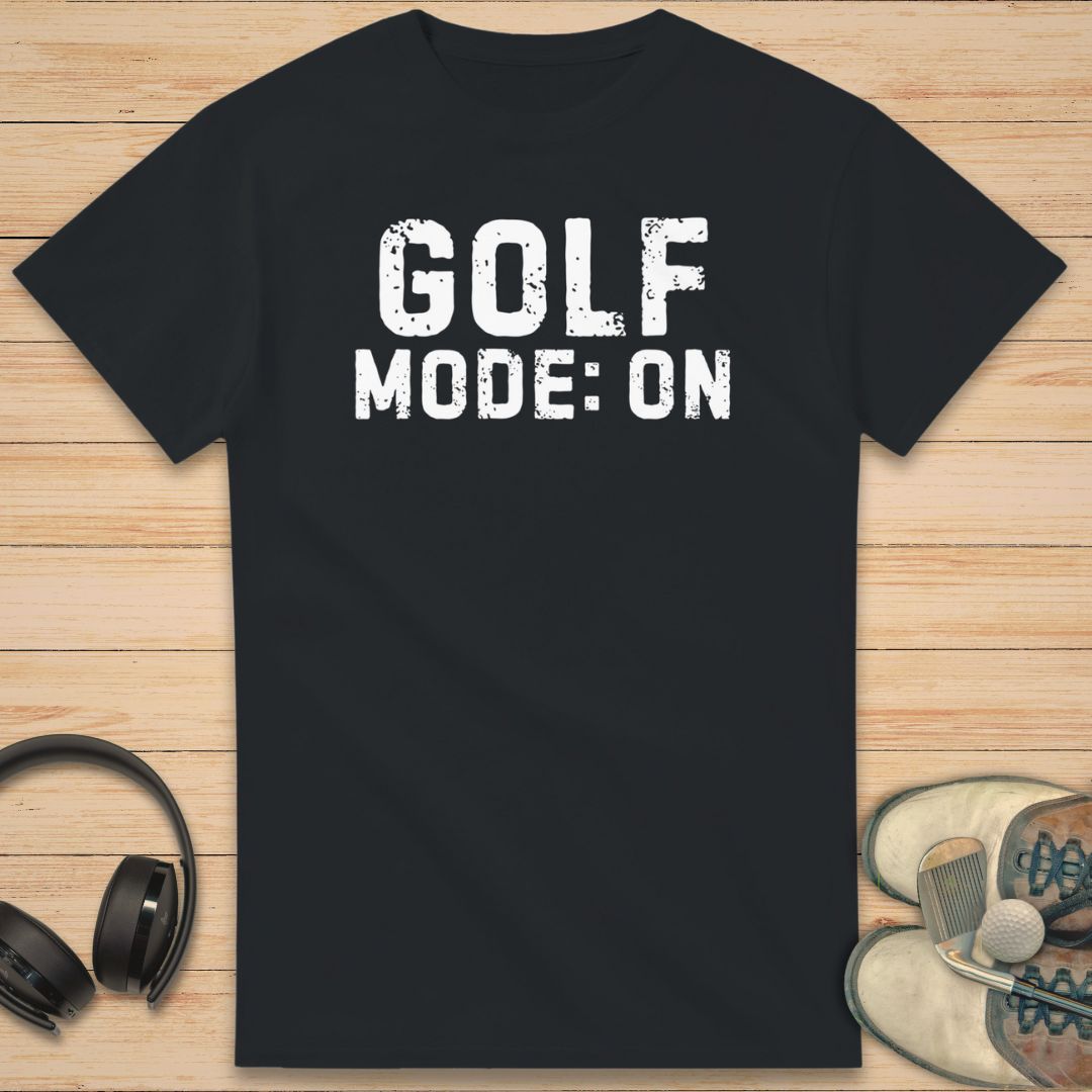 Golf Mode T-Shirt Black