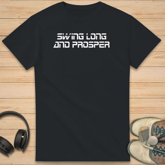 Swing Long T-Shirt Black