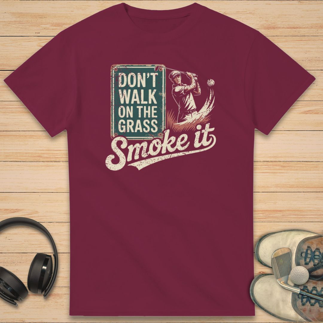 Smoke It T-Shirt Maroon