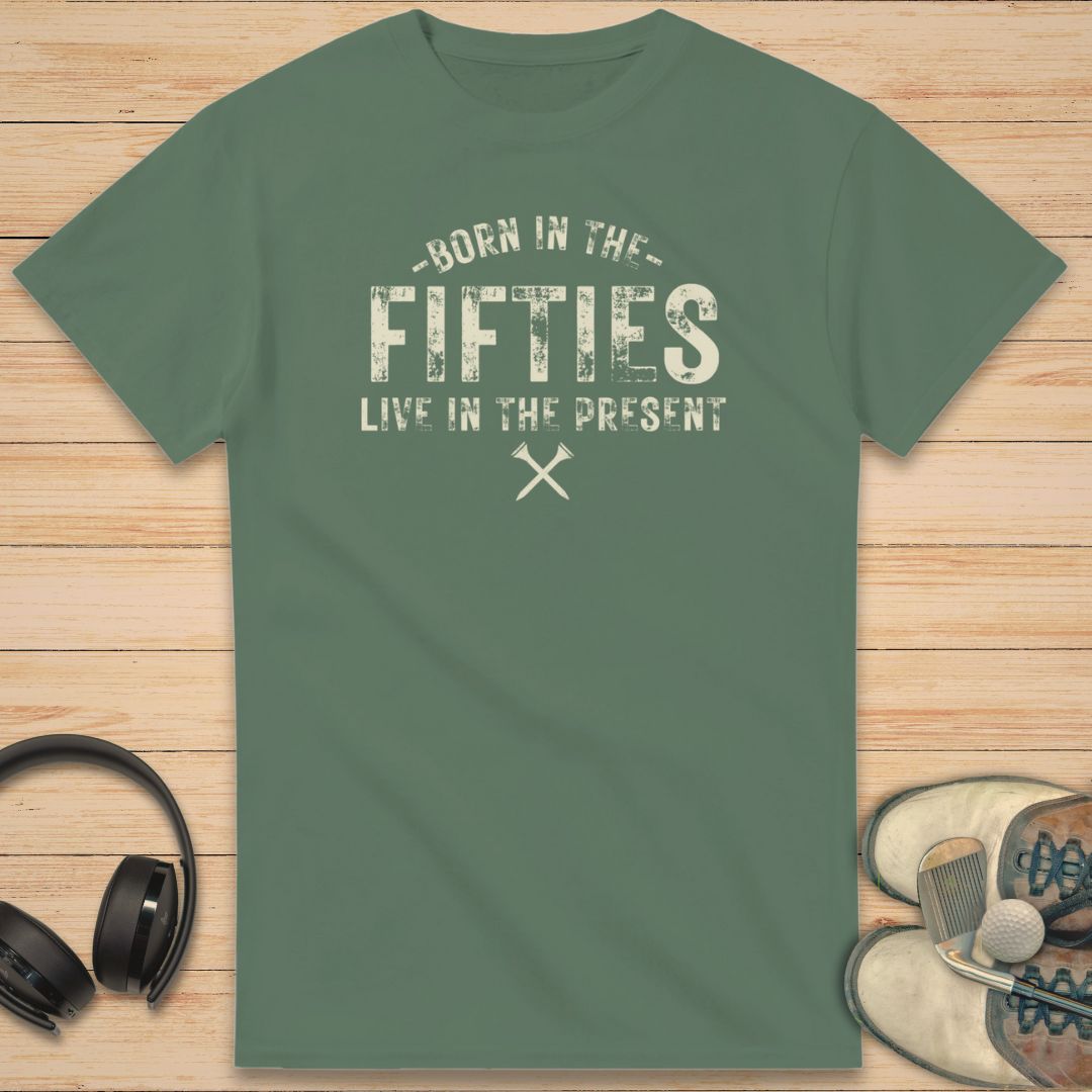 Born 50s T-Shirt Military Green