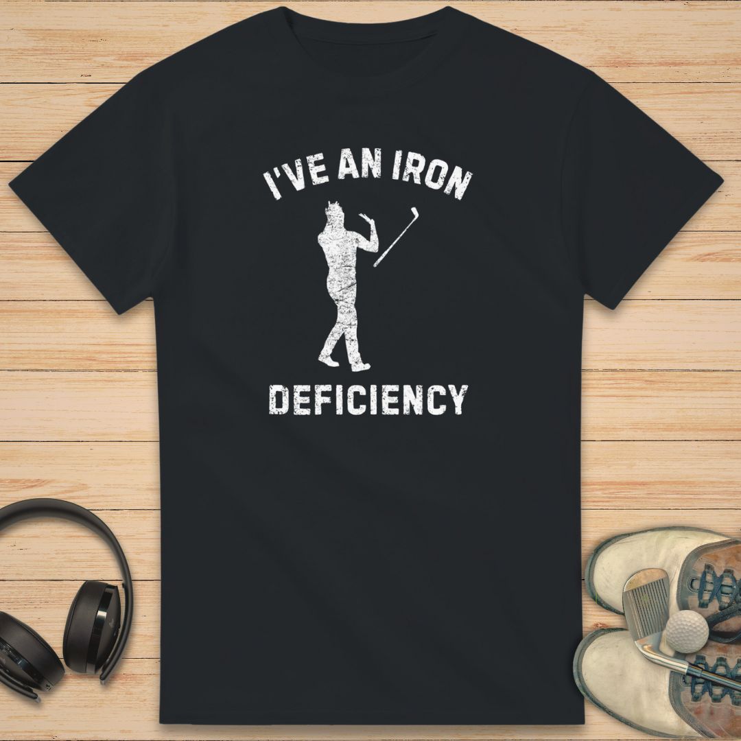 Iron Deficiency T-Shirt Black