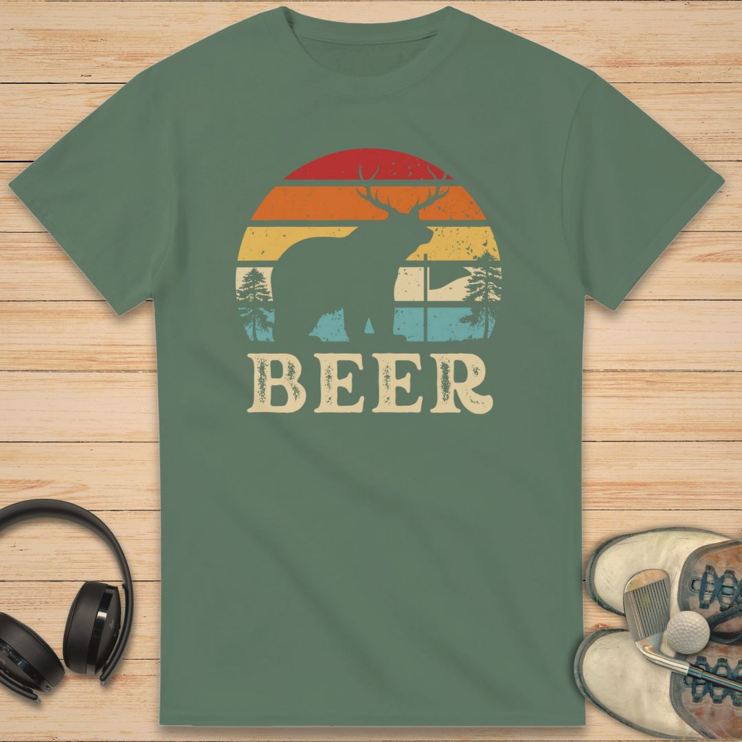 Beer T-Shirt Military Green
