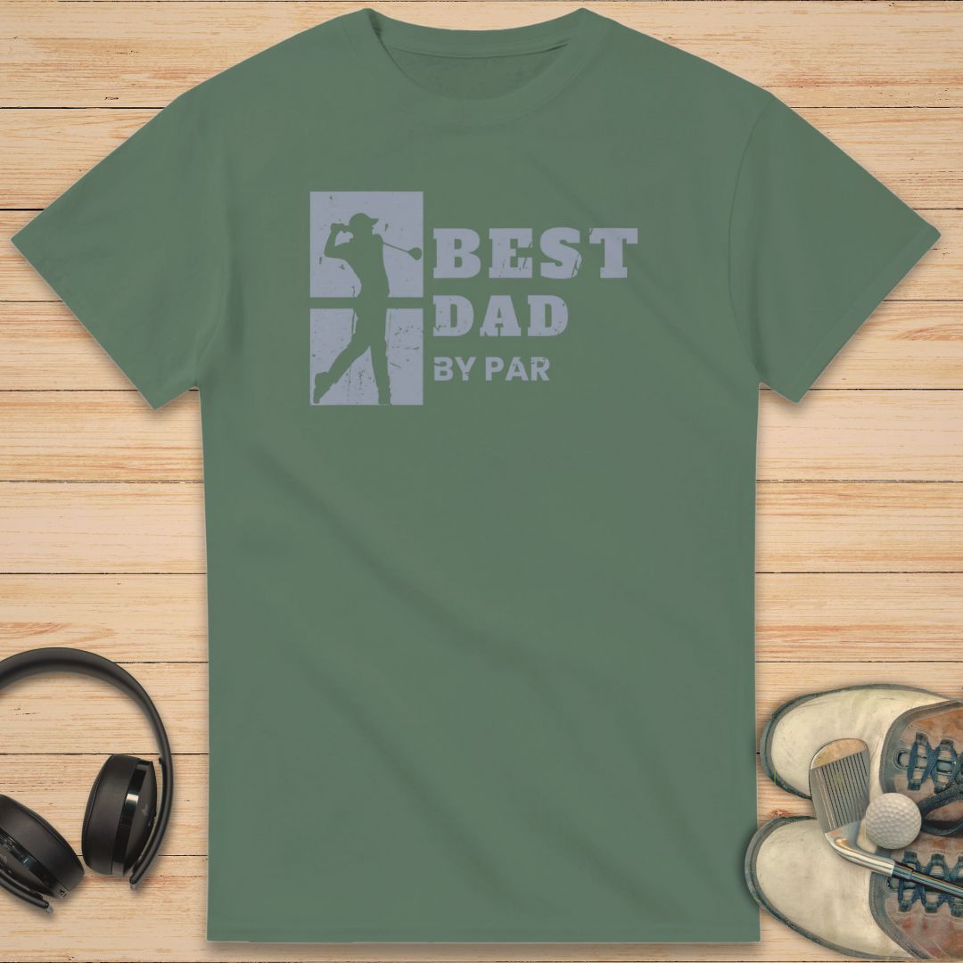 Best Dad Mono T-Shirt Military Green