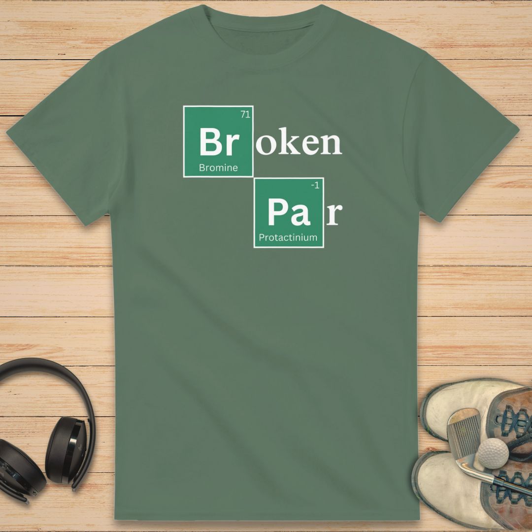 Broken Par T-Shirt Military Green
