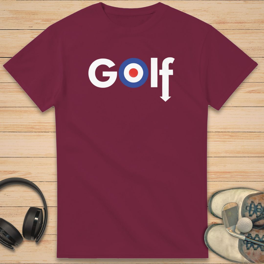 Golf Mod T-Shirt Maroon
