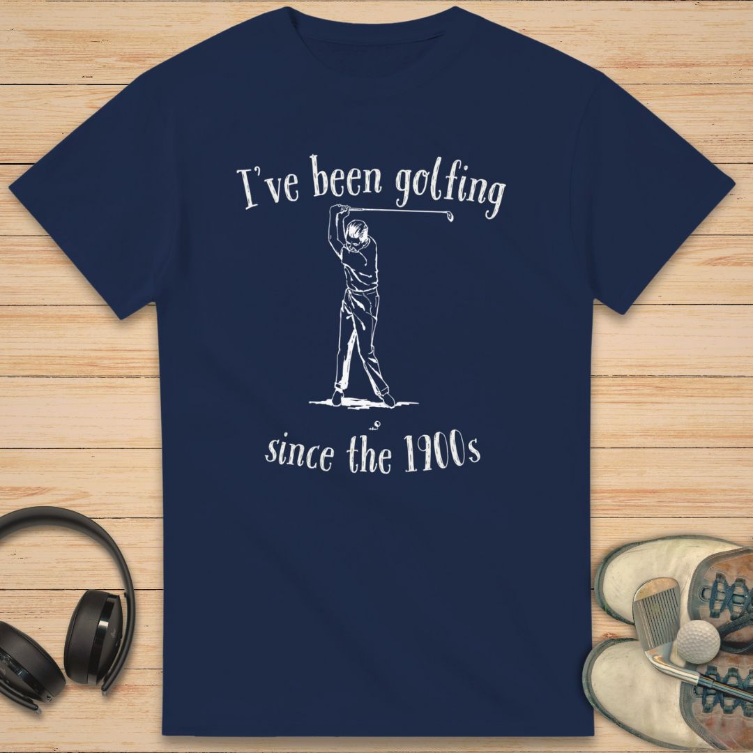 Golfing 1900s T-Shirt Navy