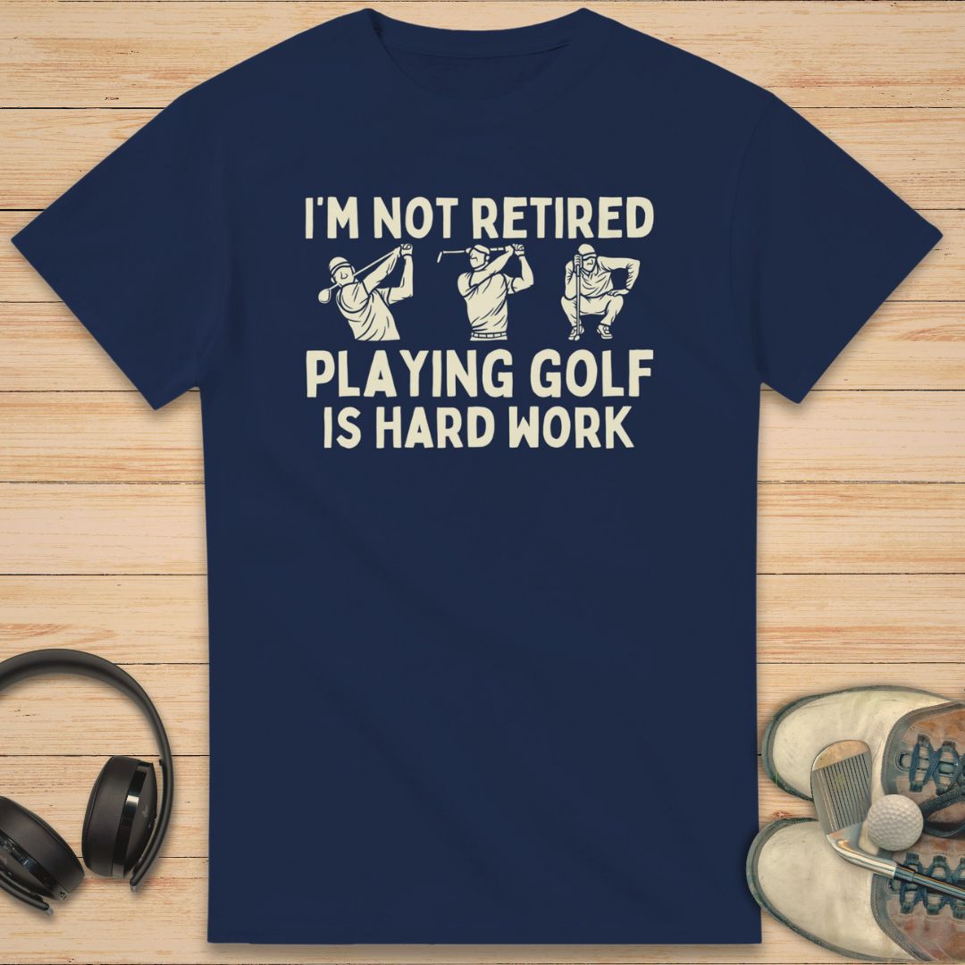 Hard Work T-Shirt Navy