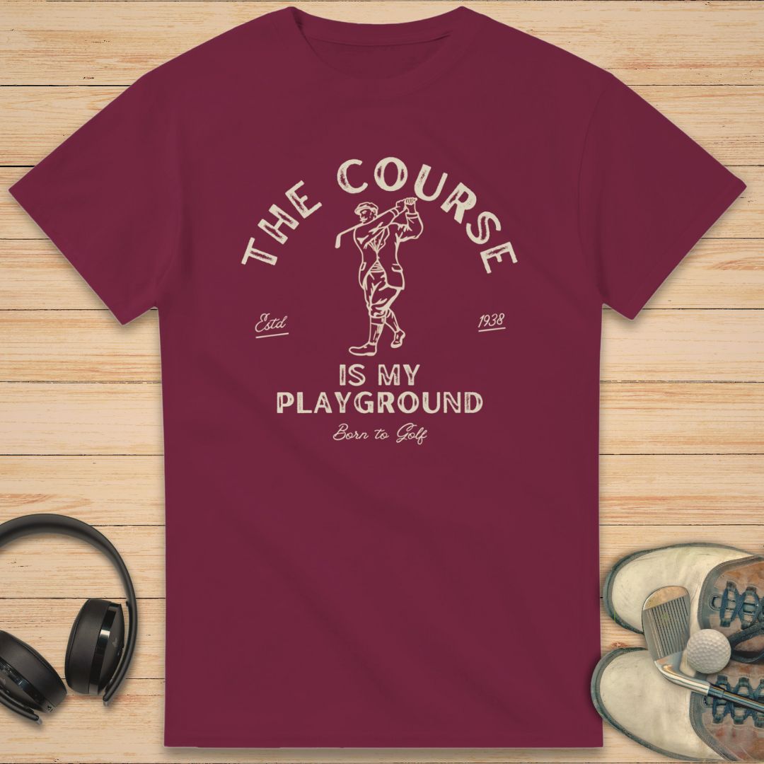 Playground T-Shirt Maroon