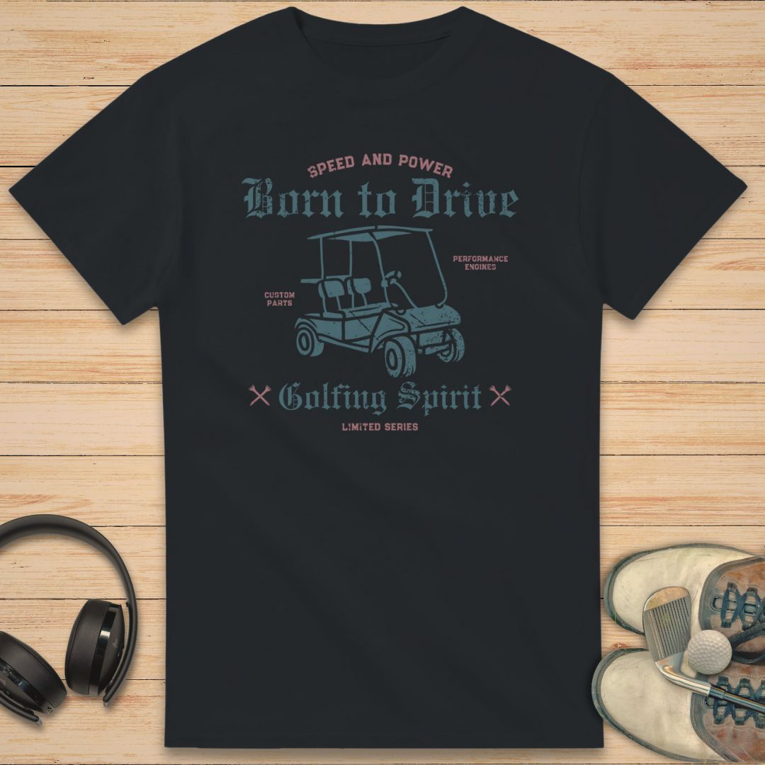 Golfing Spirit T-Shirt Black