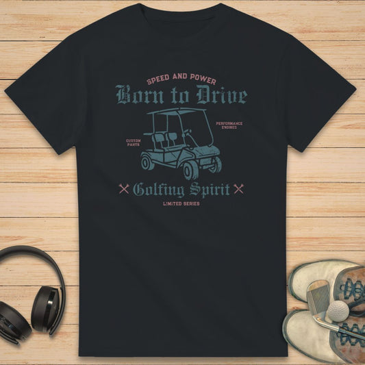 Golfing Spirit T-Shirt Black