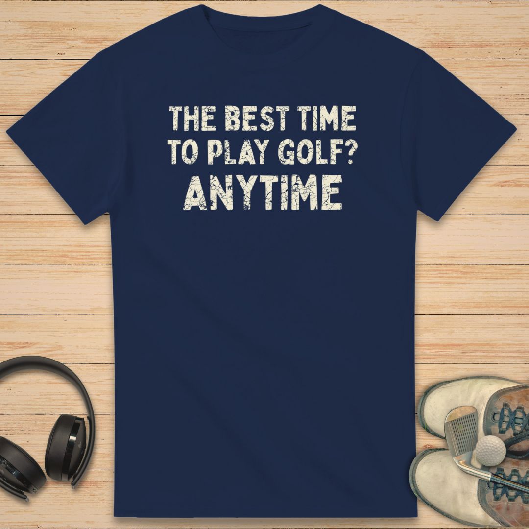 The Best Time T-Shirt Navy