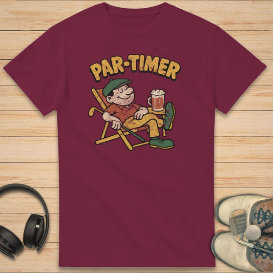 Par-Timer T-Shirt Maroon